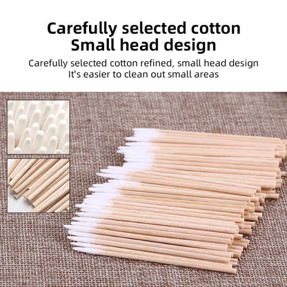Disposable Thin Wood Cleaning Swabs