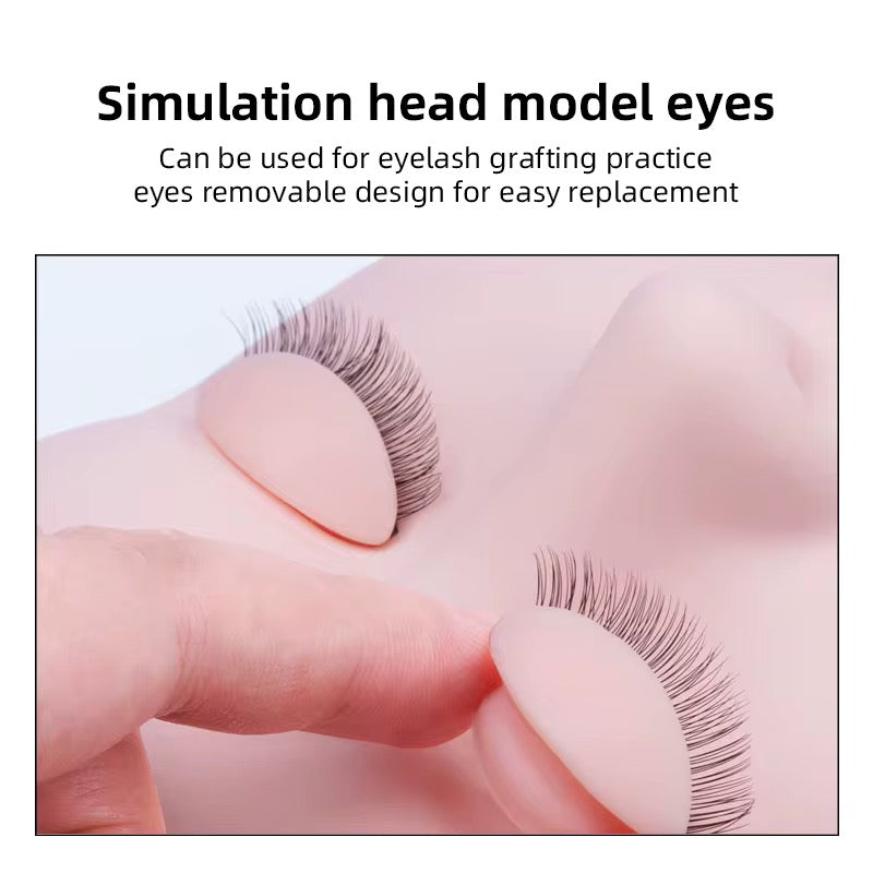 Eyelash Extensions Mannequin Eyes Practice