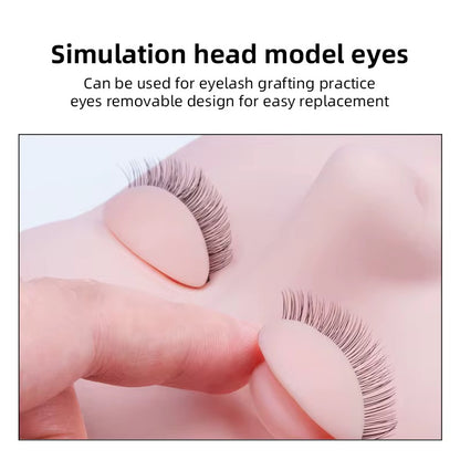 Eyelash Extensions Mannequin Eyes Practice
