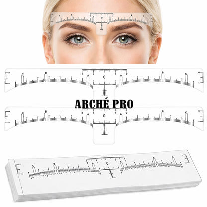 Eyebrow Ruler Sticker (30 Pieces)