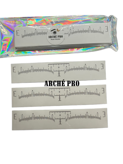Eyebrow Ruler Sticker (30 Pieces)