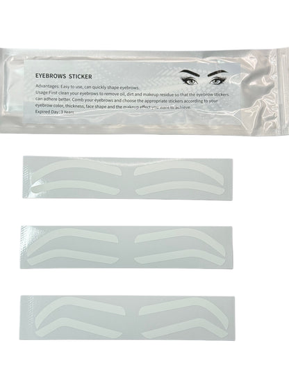 Eyebrow Sticker Stencils (12 Pairs)
