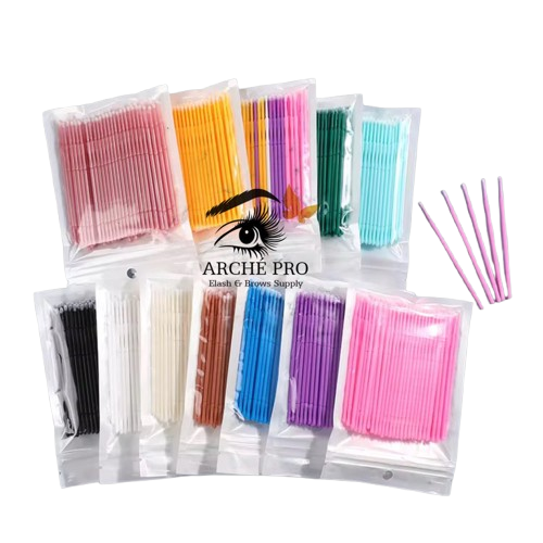 Disposable Small Micro Brush (100 pieces/1 pack)