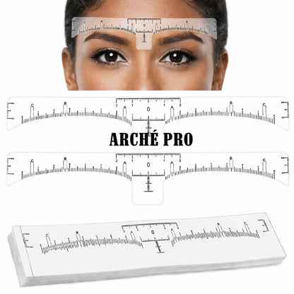 Eyebrow Ruler Sticker (30 Pieces)